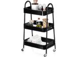 Carrello Su Ruote Per Cucina, Bagno, Armadio, Cestini Portaoggetti