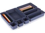 8X Modular Organiser Boxes Container Storage Drawer Insert