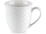 Grande Tazza In Ceramica Per Bevande, Caffè, Tè E Tisane, Bianca, 580 Ml