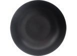Piatto Fondo Grande Per Zuppe, Ceramica, Nero, 20,5 Cm, 800 Ml