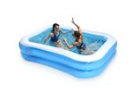 Grande Piscina Rettangolare Gonfiabile Da Giardino Per Bambini E Adulti