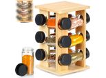 Scaffale Girevole Per Spezie, Contenitori, Scaffale Per Spezie, Scaffale Da Cucina, Bambù