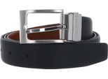 Ted Baker Cintura Karmer Reversible Leather Belt W90 Black Nero Marrone