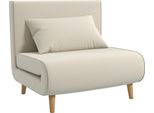 Divano Letto Singolo Divano Letto Con Schienale Regolabile, Stile Nordico, Imitazione Lino Per Soggiorno E Camera Degli Ospiti,