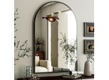 Specchio Da Parete Bombato 24"X36"" – Specchio Da Bagno, Specchio Cosmetico Con Cornice In Metallo Per Camera Da Letto, Ingresso E Soggiorno, Nero, 91 Cm, 61 Cm"
