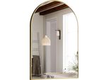 Specchio Da Parete Bombato 20"X30"" – Specchio Da Bagno, Specchio Cosmetico Con Cornice In Metallo Per Camera Da Letto, Ingresso E Soggiorno, Oro, 76 Cm, 51 Cm"
