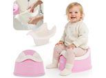 Vasino Trainer Per Bambini Vasino Per Bambini Vasino Per Bambini Vasino Trainer Per Wc Antiscivolo Bianco E Rosa Sun Baby