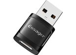 Adattatore Otg Usb-C Femmina A Usb 3.0 Maschio Essager (Nero)