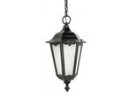 Lampada A Sospensione Per Esterni Con Diametro Di 24 Cm 1Xe27 Nero IP43 SU-MA Retro K 1018/1/D