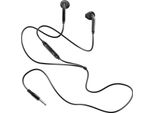 Avizar, Cuffie In-Ear Cablate Con Connettore Jack Da 3,5 Mm E Microfono, Nero