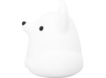 Carino Fox Night Light Silicone Tap Control Usb Ricaricabile Animal Nursery Night Lamp Per Camera Da Letto Dormitorio Decor