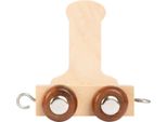 Small Foot - Treno Di Lettere In Legno - I - 12 Pezzi