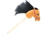 Pluchiez Cavallo A Dondolo Di Peluche Con Criniera Lunga 70 Cm