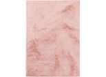 Tappeto Di Pelliccia Furry Pink 60X120 Cm Soggiorno Rettangolare Antiscivolo Lavabile Alto Pelo Benuta Fluffy Plush Shaggy Soft