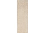 Tappeto Lavabile A Pelo Alto Soho Crema 70X200 Cm Runner Soggiorno Antiscivolo Lavabile A Pelo Alto Benuta Soffice Peluche Shaggy Morbido