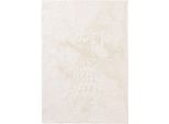 Tappeto In Pelliccia Crema 60X120 Cm Soggiorno Rettangolare Antiscivolo Lavabile Alto Pile Benuta Soffice Peluche Shaggy Morbido