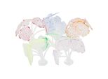 Corallo Artificiale A Fungo, Pianta Di Corallo Artificiale, Ornamento Della Pianta Di Corallo, Decorazione Di Corallo In Silicone, Decorazione Dell'acquario, Accessori Dell'acquario