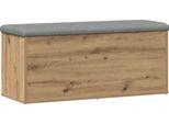 Vidaxl Panca Portaoggetti Rovere Artigianale 102 X 42 X 45 Cm Materiale A Base Di Legno