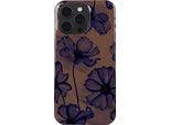 Burga, Custodia Magsafe Per Iphone 15 Pro Max Elegante Motivo Velvet Night, Viola Scuro
