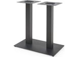 Telaio Del Tavolo 'Vadejord' In Acciaio 70 X 40 X 73 Cm Nero