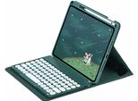 Inf Custodia Magnetica Con Tastiera Bluetooth Verde Scuro Per Ipad 10.2/10.5