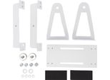 Supporto Da Tavolo Multiuso Girevole A 360 Gradi Per Ventole Da 120 Mm E 140 Mm Per Pc, Bianco