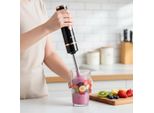 Sokany, Frullatore A Immersione 600 W Con Lama In Acciaio Inossidabile, Impugnatura Ergonomica, Robusto, Nero