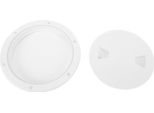 Piastra Di Copertura Per Boccaporto, 6,5 Pollici In Nylon, Antiscivolo, Rotonda, Coperchio Di Ispezione Rimovibile Per Imbarcazioni, Yacht, Bianco