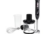 Sokany, Frullatore A Immersione 600 W 4 In 1 Con Tritatutto E Set Frusta, Grigio