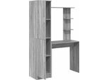 Syfax™ Scrivania 2 Pcs Grigio Sonoma