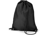 Bagbase BG5 | Zaino Da Palestra / Gymansticksack Economico - Colore: Nero - Dimensioni: 33 X 45 Cm