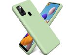 Custodia Samsung Galaxy A21S Protezione Del Telefono Cellulare Copertura In Silicone Gel Custodia Del Telefono Cellulare, Verde