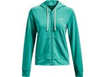 Under Armour Rival Terry Fz Felpa Con Cappuccio-Grn - M