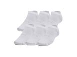 Under Armour Ua Essential No Show 6Pk-Wht - M
