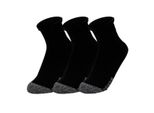 Under Armour Ua Heatgear Quarter 3Pk-Blk - L