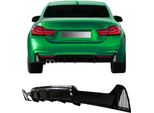 Diffusore Posteriore Diffusore Paraurti Posteriore Sport Look A Doppio Tubo Sinistro Per Bmw Serie 4