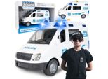 Malplay Auto Della Polizia Modello Auto Luce Suono Veicolo, Grande Regalo Da 3 Anni
