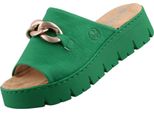 Mulo Rieker Da Donna In Verde, Taglia 42