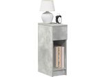 Maison Exclusive - Comodini Con Cassetto 2 Pz. Grigio Cemento 20X36X60 Cm