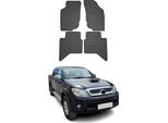 2005-2015 Toyota Hilux Tappetini In Gomma Nero 4 Pezzi