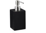 Relaxdays 2X Dispenser Di Sapone In Acciaio Inox Quadrato Nero