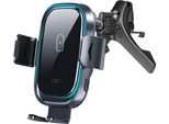 Force Power, Supporto Per Cellulare Da Auto Con Ricarica Rapida Wireless Qi Da 15 W, Nero