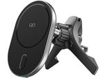 Force Power, Supporto Di Ricarica Per Auto Ventilazione Qi 15W Wireless, Automatico, Nero