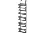 Organizzatore Per Dispensa, Scaffale Robusto A 10 Livelli, Nero