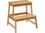 5Five Simply Smart KüChentritt, Hocker, Bambus, Braun, 47 Cm, 164582