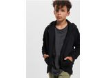 Urban Classics Ragazzi Felpa Con Cappuccio E Zip Nera - 146/152