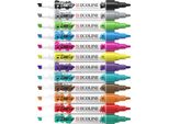 Talens Ecoline - Marcatore Duotip Ecoline Basic Set 12 Colori | Set Di 3 X 12 Pezzi