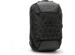Zaino Diablo Zaino Da Scuola Zaino Da Escursionismo Per Laptop Cerniera Impermeabile Con Chiusura A Combinazione Porta Di Ricarica Usb Numerose Tasche Multifunzionale, Colore: Nero