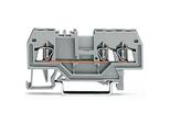 Morsetto Passante Grigio 0,08-1,5Qmm - Morsetto Di Alimentazione 4Mm 18A 279-681