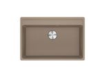 Franke Maris Lavello Da Incasso Fragranit Vasca Mrg 610-72 A Cashmere Pulsante In Acciaio Inox Da 80 Cm 114.0658.309